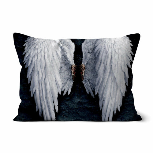 Angel Wings Banksy Cushion